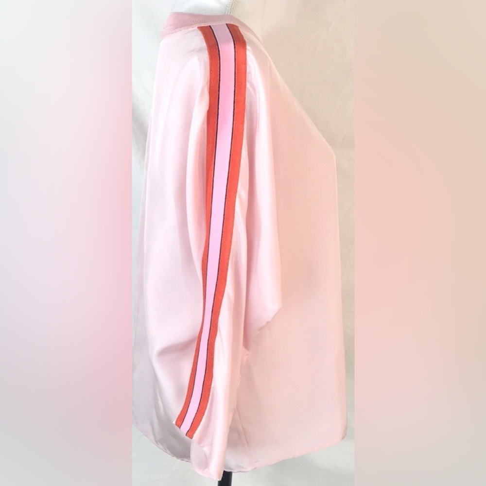 s a n d r o PARIS Light Pink Silk Top - Picture 4 of 10
